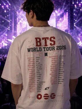 BTS World Tour 2026 Backprint T-shirt